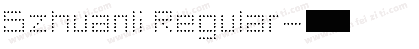 Szhuanli Regular字体转换